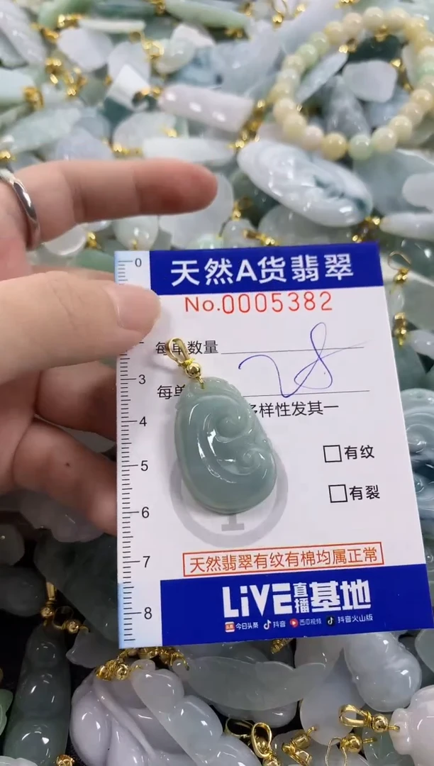 颈饰未镶嵌翡翠天然A货翡翠