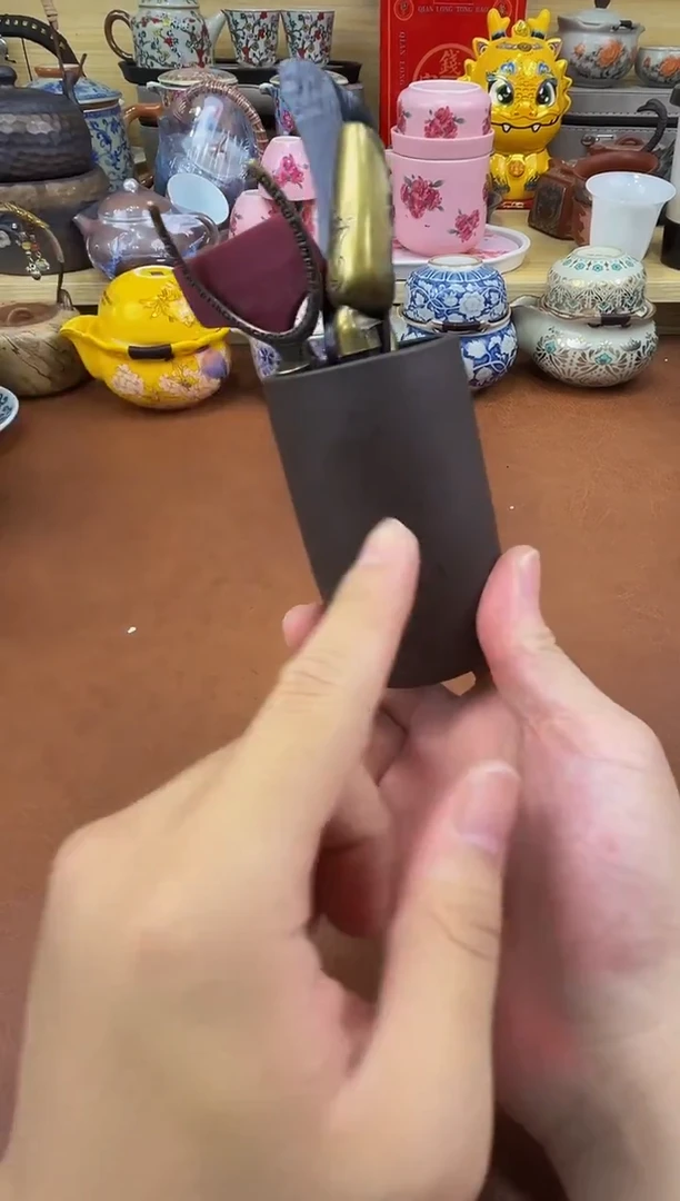 陶瓷茶具摆件旅行套组