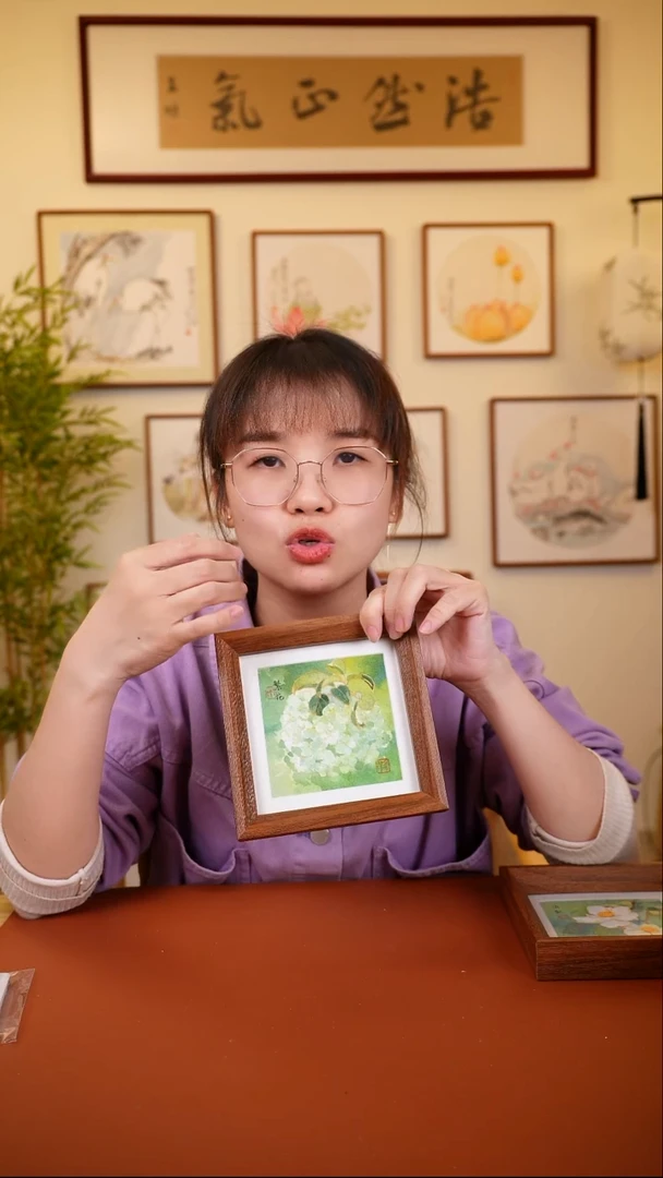 横款鹿鸣现代美术馆-岳倚竹老师作品