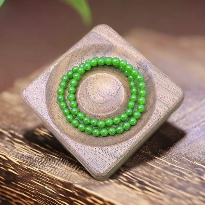 【仟禧珠宝】天然玉石 075 果绿 6mm