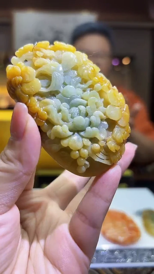 定制翡翠未镶嵌15/0703/C/发其一件/花