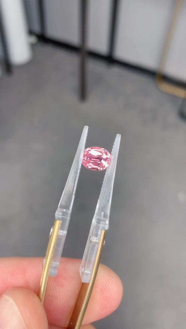 未镶嵌裸石定制碧玺1.5ct 粉碧玺 定制