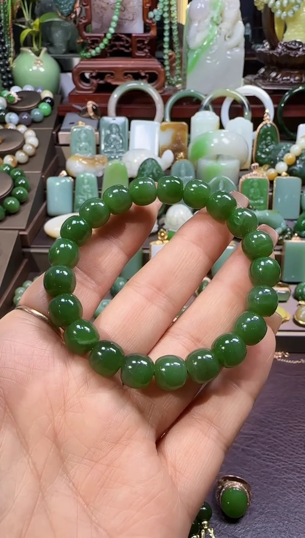 未镶嵌和田玉挂件床***光【宏1121】07