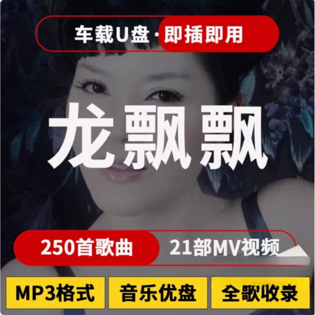 龙飘飘音乐U盘热门榜单汽车载流行新歌曲优盘通用车用MP3高品质