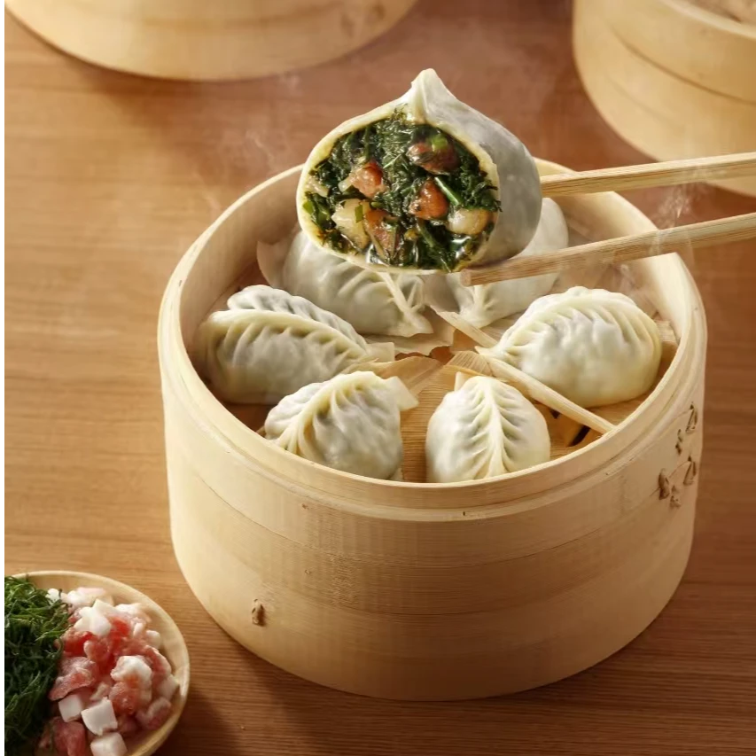 嘉美旺胶东海菜大包多种口味早餐速冻手工包子（三包共9个）