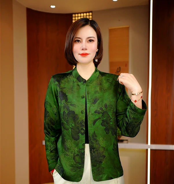 【琬宁】2025新款双面双穿早春新中式时尚气质款外套906A