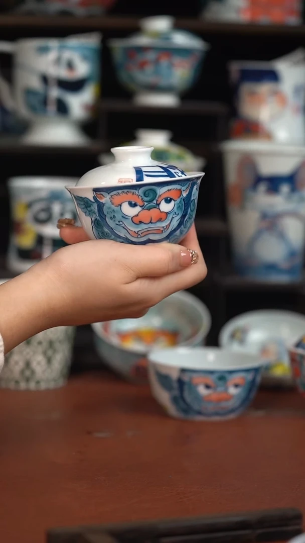 昨明貔貅盖碗（清仓福利）