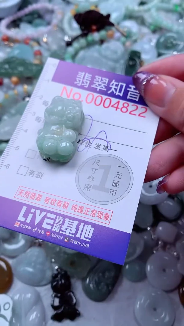 翡翠未镶嵌吊坠(不含链)4822