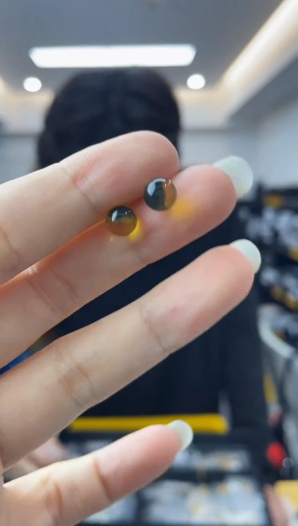 【闪购商品】蓝珀裸石银S925镶嵌多样性一件发货