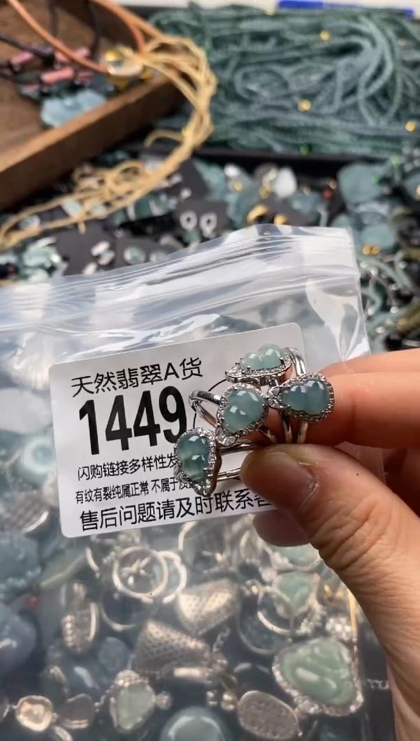 【闪购商品】翡翠颈饰未镶嵌多样性发其一1449