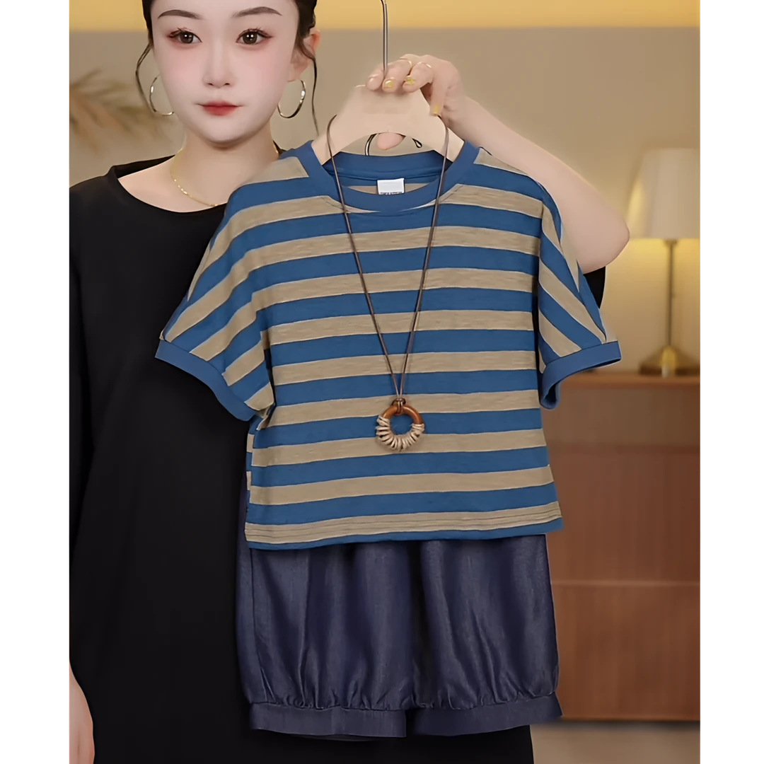 2025春新品 男女宝中小童休闲 运动短袖套装 TXB25310