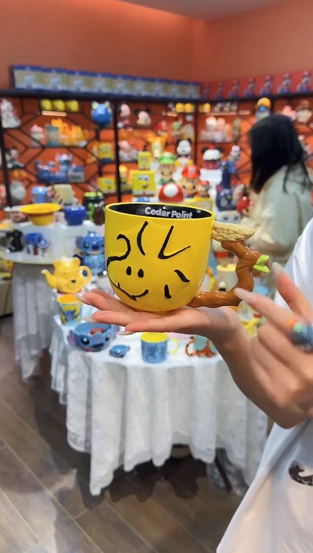 瓷片@@幸福一家人塔克陶瓷杯