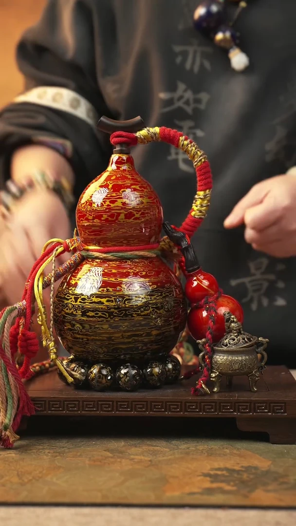 148大漆一物一拍记葫堂出品【不带手串】