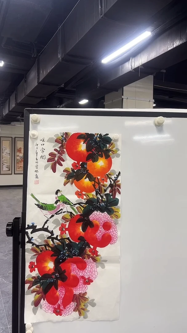 国画手绘花鸟题材