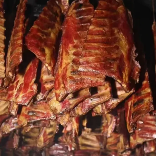 【全家福标品】农家柴火烟熏腊排骨现场称重正宗恩施土家腊味土特产