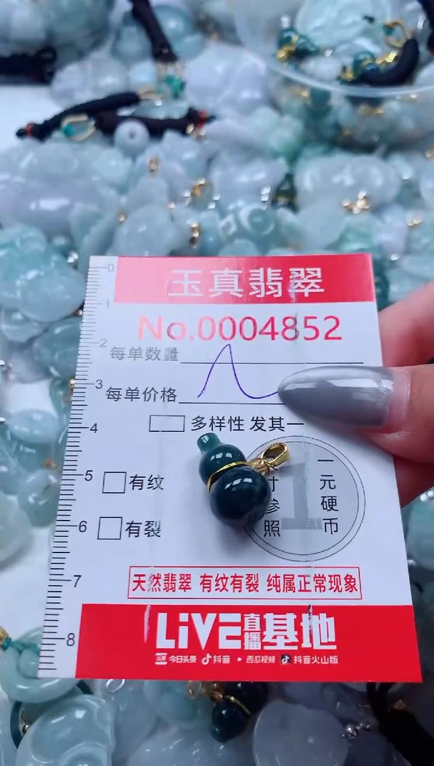 吊坠(不含链)未镶嵌翡翠4852