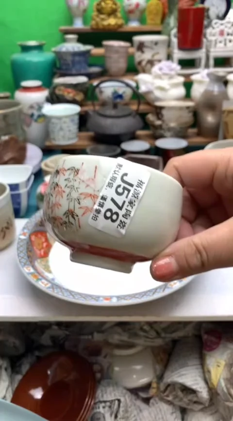 【闪购商品】盖碗海外回流瓷器