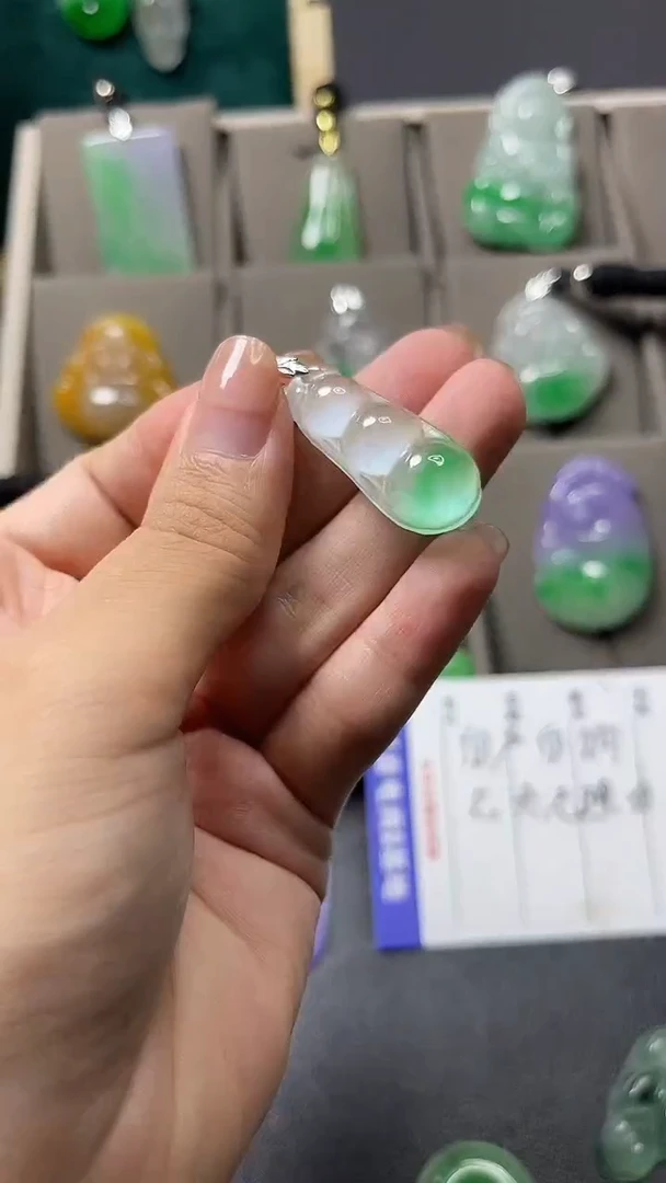 颈饰未镶嵌翡翠  所见即所得 一图一物