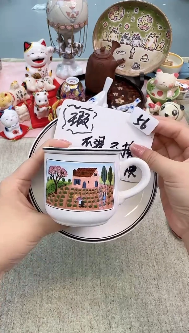 瓷片辰辰的瓷器好看到爆