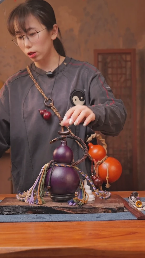 1171号链接精品大漆葫芦现货现发[一物一拍]