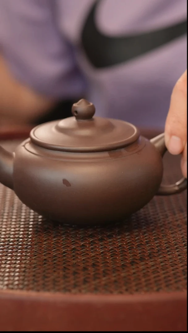 茶壶紫砂原矿手工紫砂壶微瑕