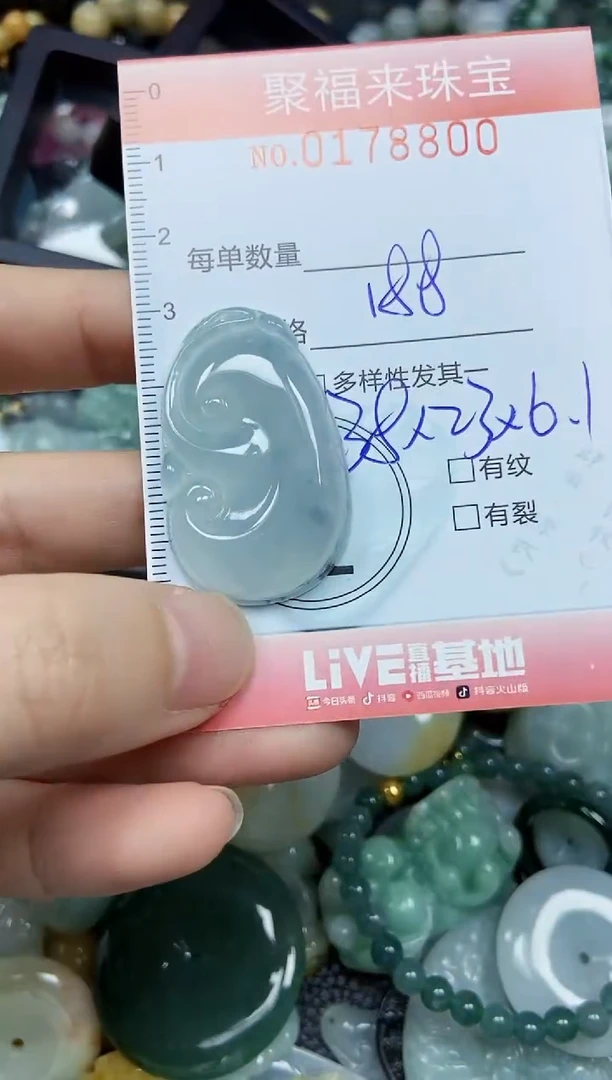 翡翠未镶嵌颈饰闪购0178800
