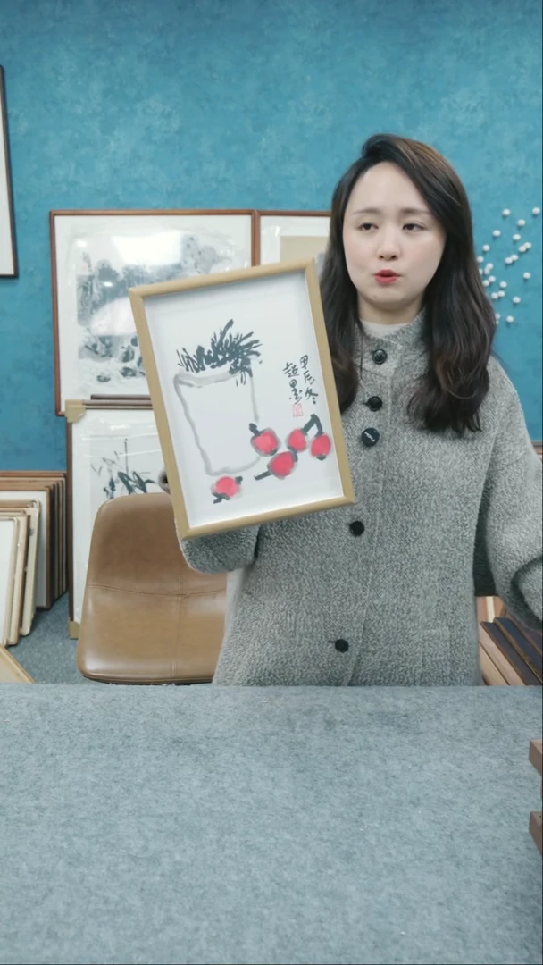 【闪购商品】国画10寸本土老师木质摆台