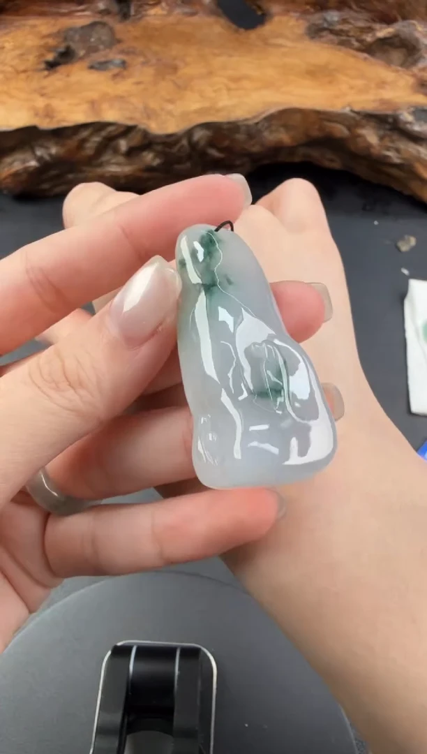 吊坠(不含链)未镶嵌翡翠翡翠饰品-90