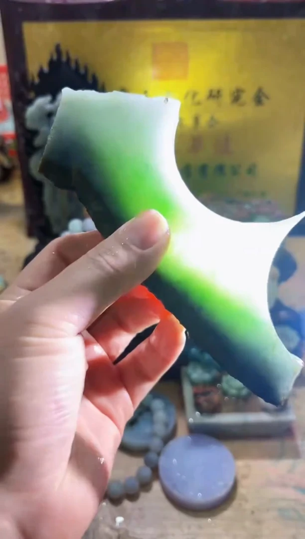 未镶嵌挂件翡翠A货常星8024