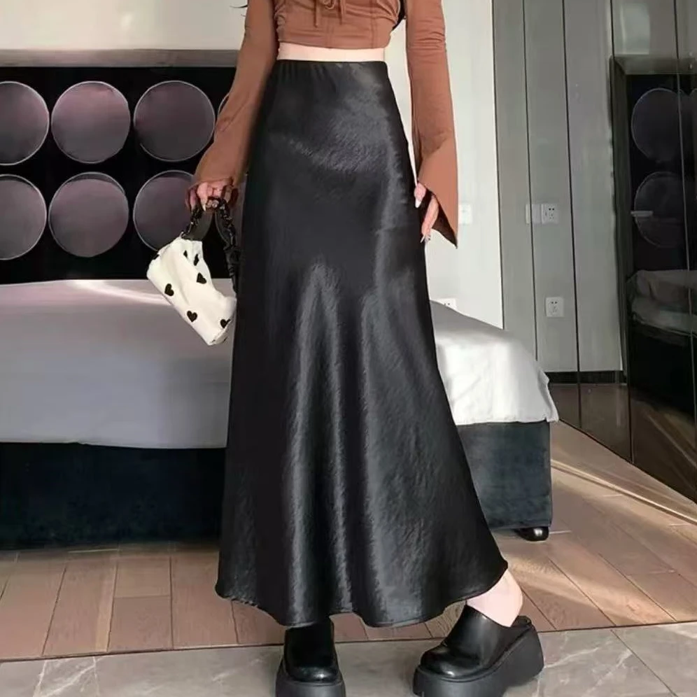 韩版时尚高级感显瘦鱼尾半身裙设计感小众洋气百搭气质21