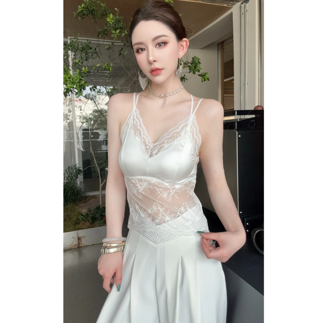 SS姗姗 时尚气质百搭设计师款轻奢蕾丝美背50675150--138