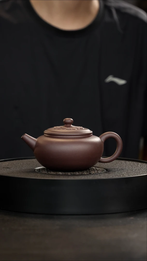 茶壶紫砂4号井92底槽青全手云珠大漏