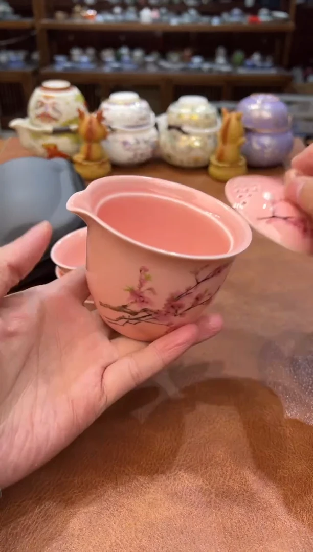 真的很便宜会开片的旅行茶具