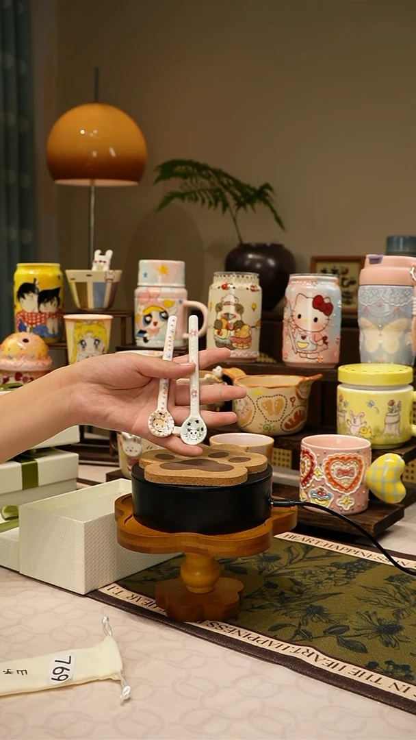 陶瓷【不带盒子】769高温釉下彩