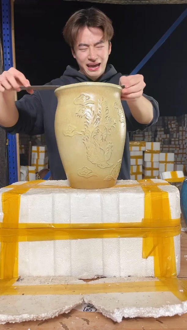 紫砂花盆宜兴紫砂粗陶花盆20*28