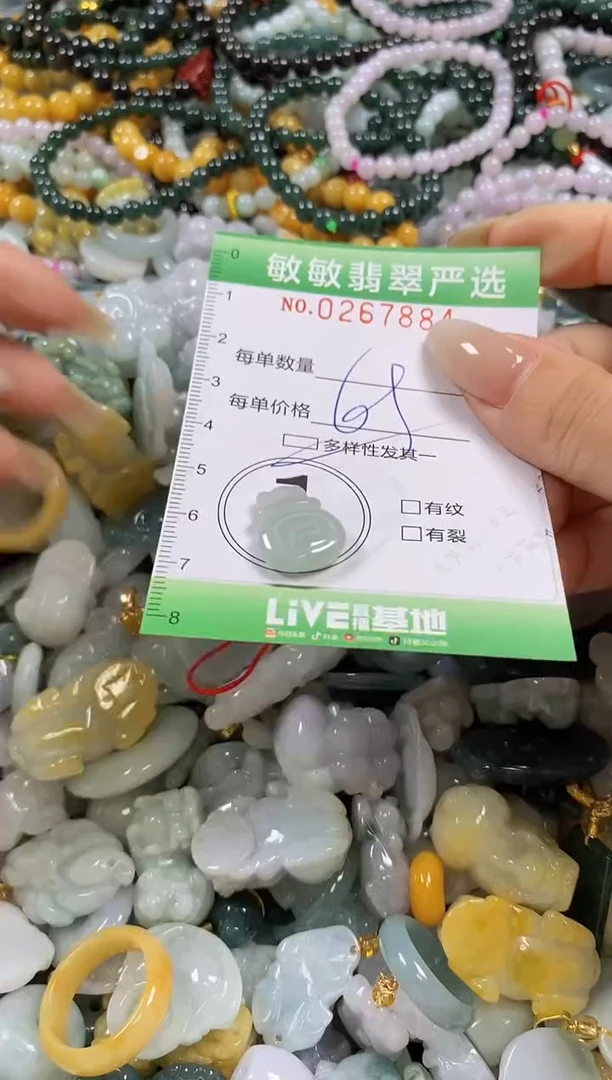 翡翠未镶嵌颈饰闪购0267884多样性发其一