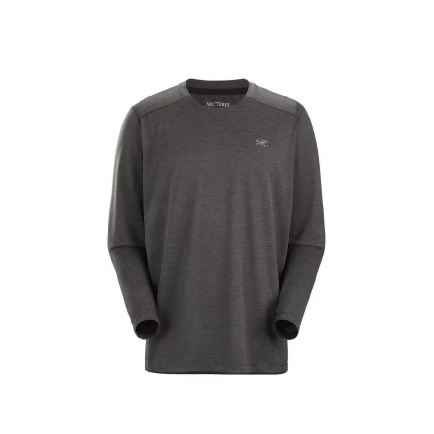 ARC'TERYX/始祖鸟Cormac Crew 纯色Logo透气速干长袖男士休闲