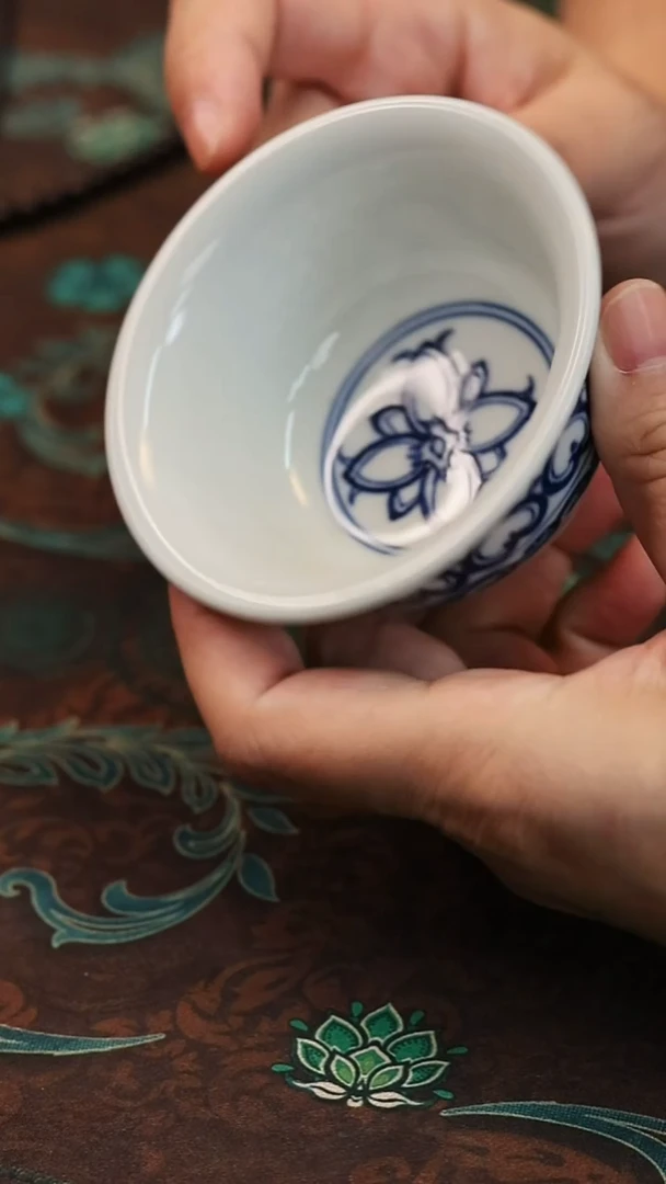 镹曰陶手工手绘柴窑茶具