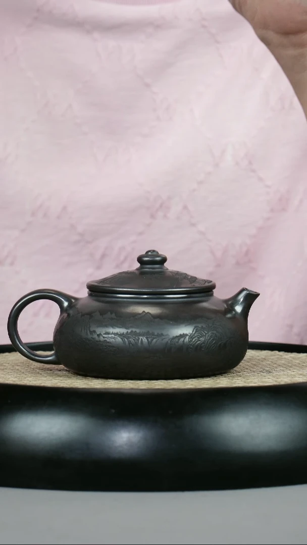 石黄 寒江 刻绘