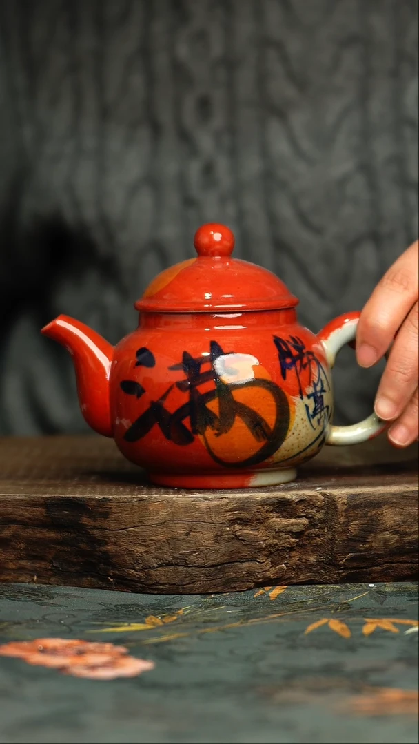 【闪购商品】杯釉下彩手工手绘同款陶器