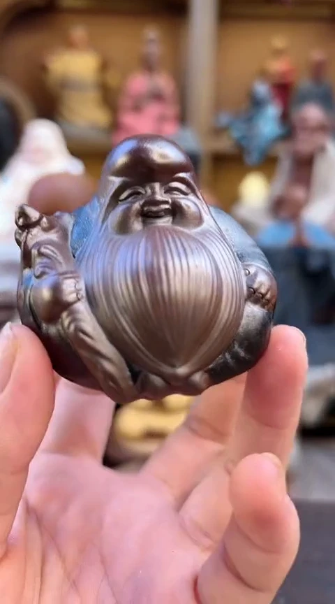 紫砂茶宠器闵茶宠摆件