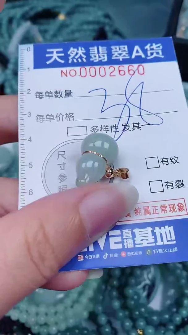 翡翠未镶嵌颈饰00002660