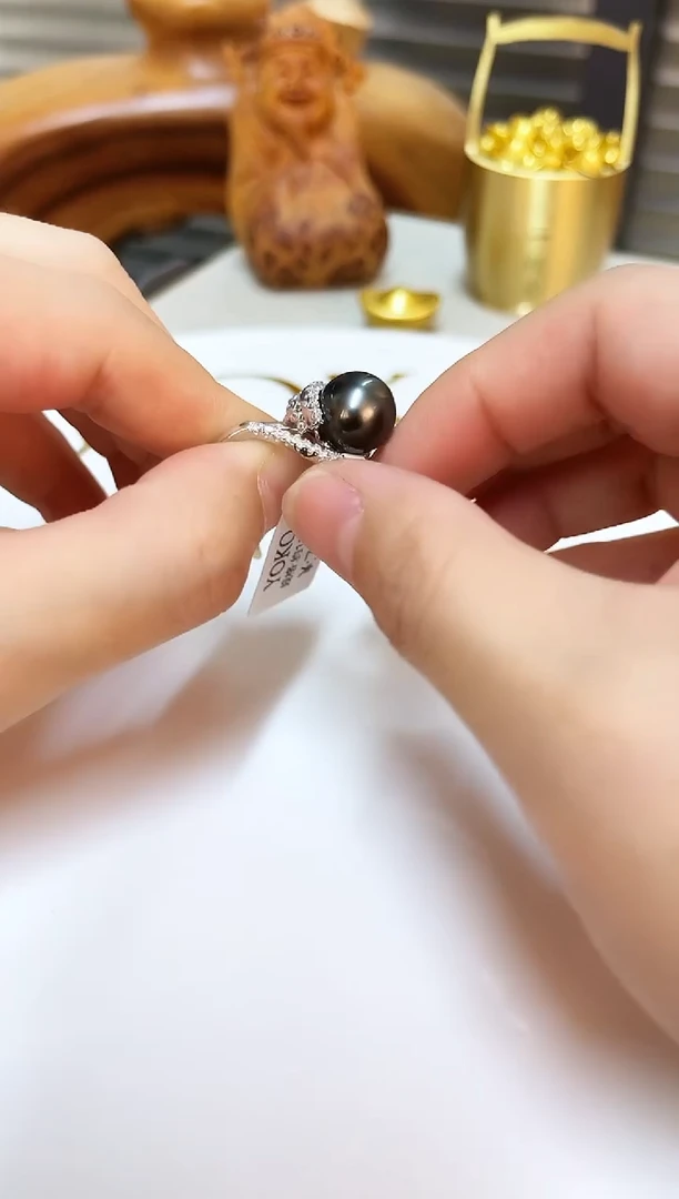 银S925镶嵌颈饰海水珍珠11mm