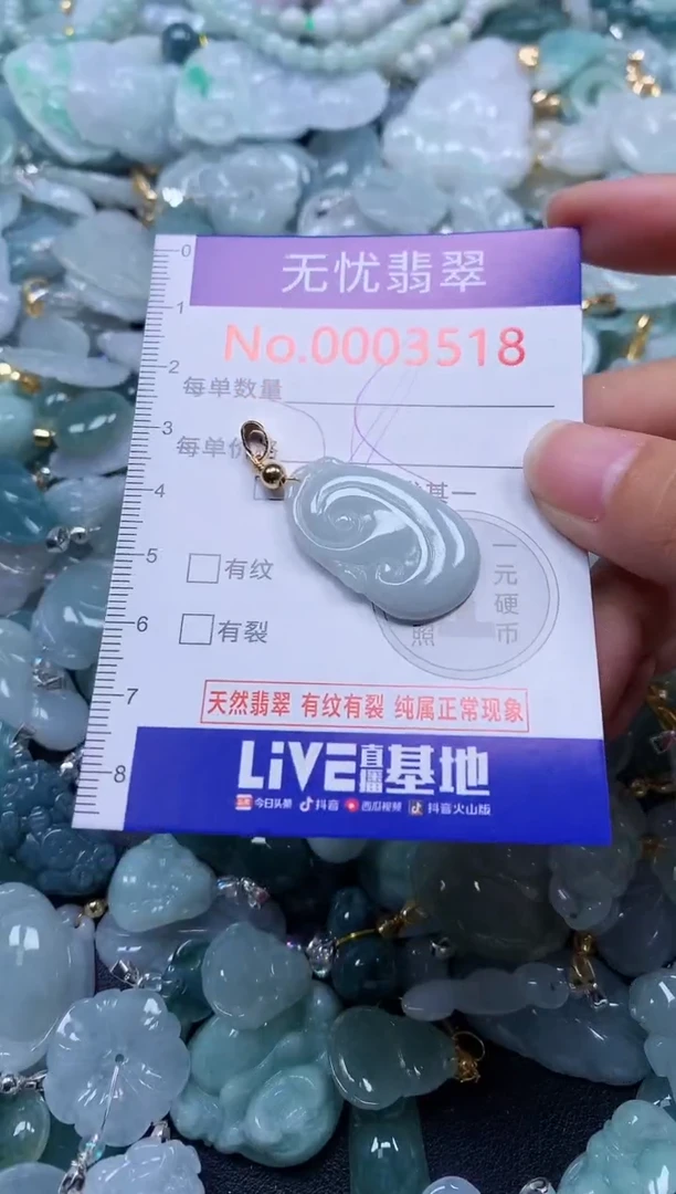 颈饰未镶嵌翡翠3518
