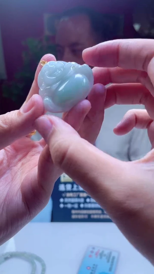 颈饰18K金镶嵌翡翠X-@@MDGM91735多样性发一
