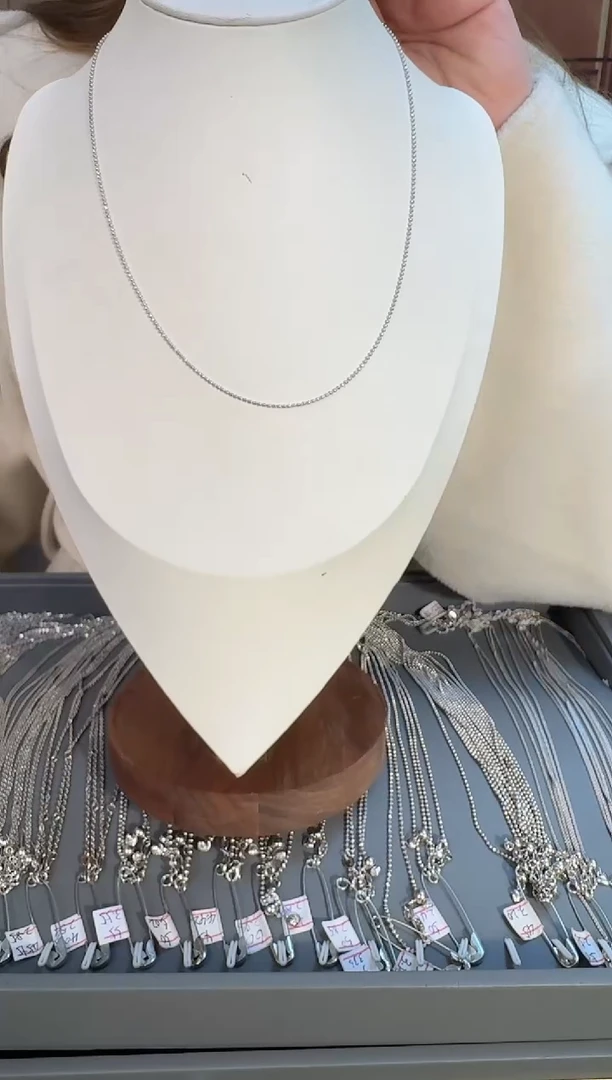 45长爱心抽拉白切面珠 2.05 （附带礼盒包装）