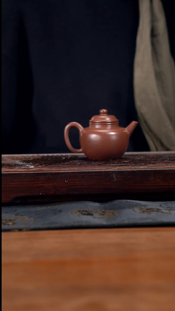 【闪购商品】紫砂茶壶120cc黄龙山原矿紫泥古莲子22