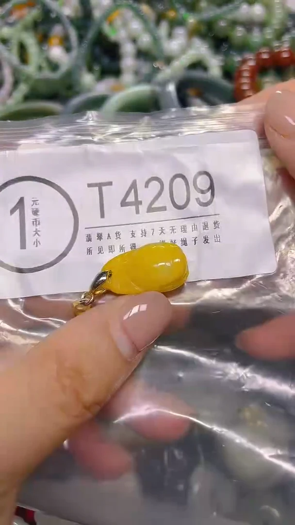 颈饰未镶嵌翡翠/ T /翡翠A货，一件也是批发价