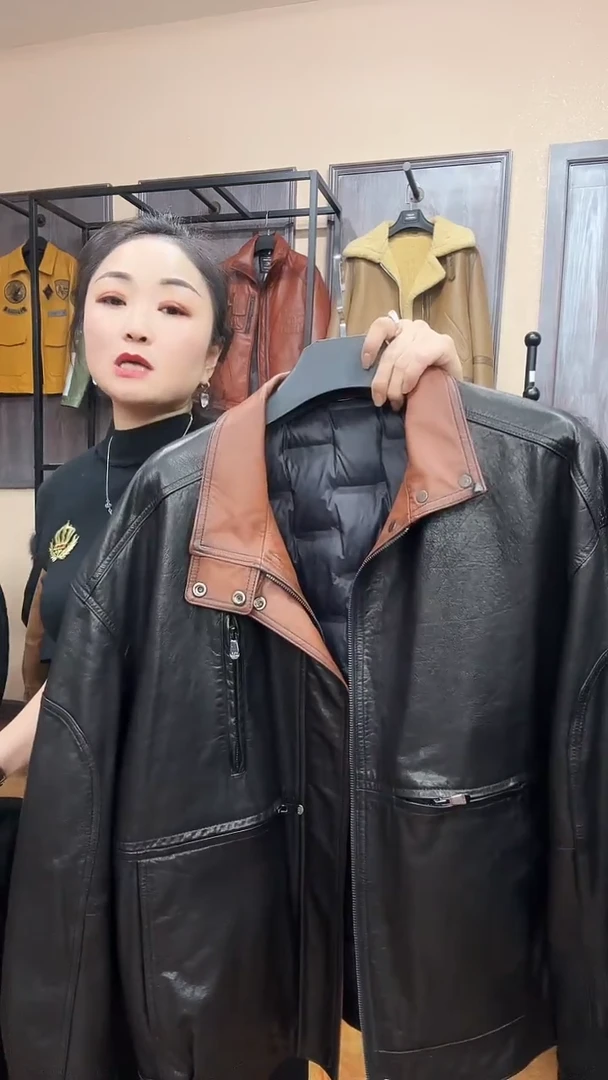 八***猪牛皮牛皮羽绒内胆  60