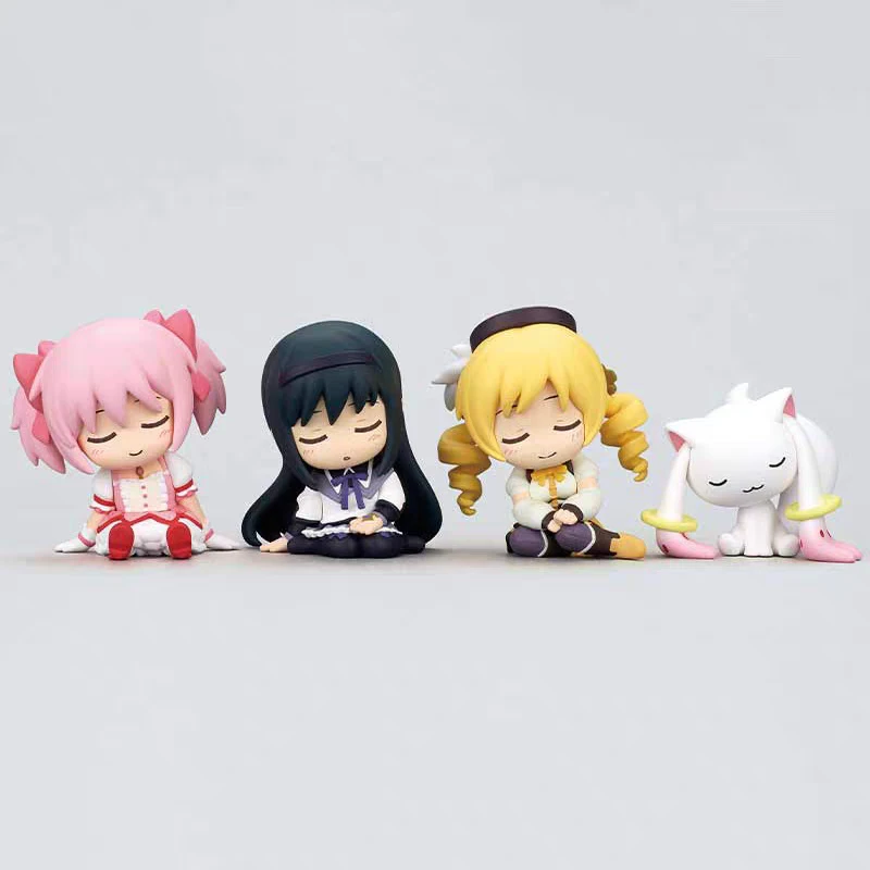 魔法少女小圆 肩靠肩 扭蛋 鹿目圆晓美焰摆件 现货